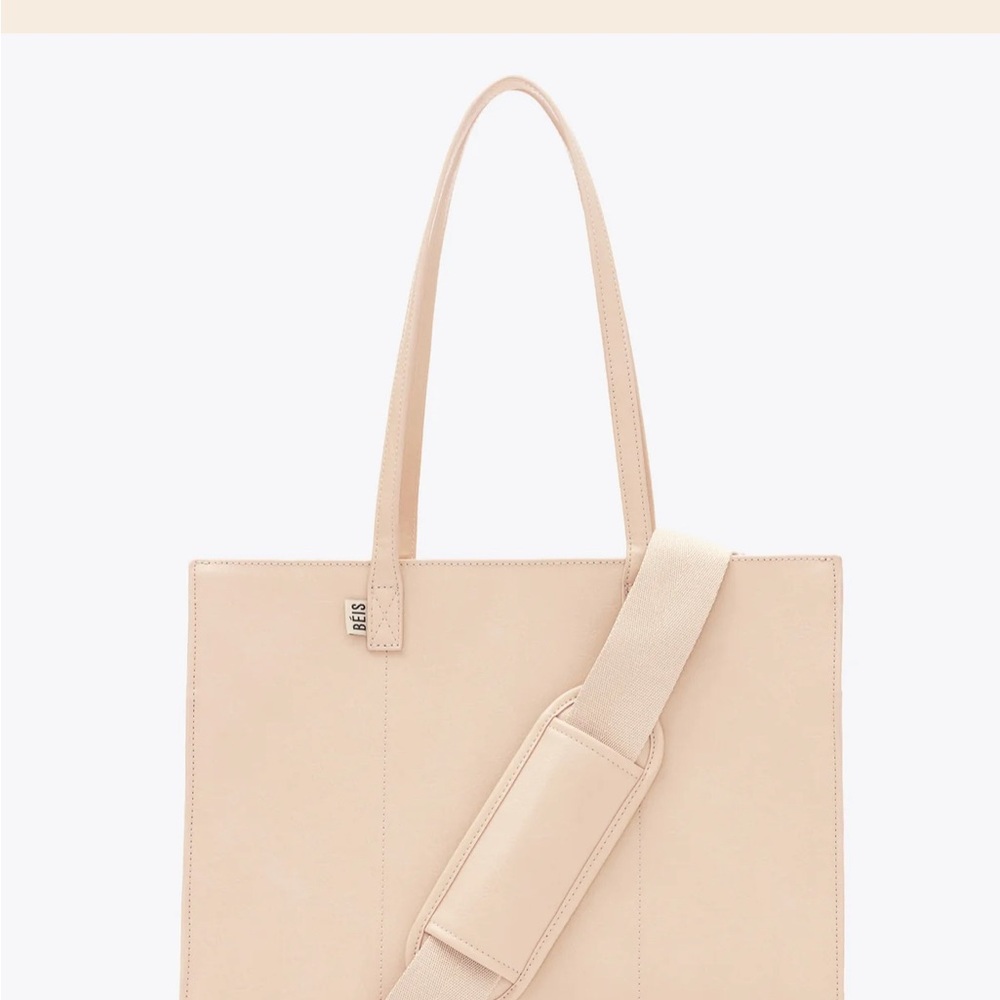 BEIS THE WORK TOTE IN BEIGE